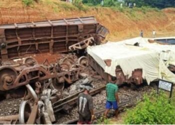 Goods train derails in Simdega, halts traffic on Hatia-Rourkela railway line