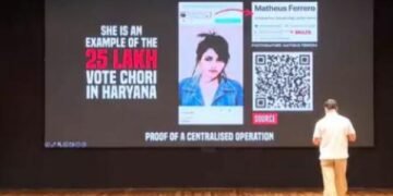 "ऑपरेशन सरकार चोरी” ब्राजील की मॉडल ने डाले 22 बार वोट-राहुल गांधी ने खोल दी पोल!