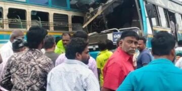 Big Breaking : तमिलनाडू में दो बसों के बीच भयंकर टक्कर, 6 की दर्दनाक मौत कई घायल