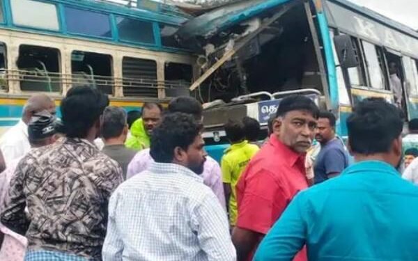 Big Breaking : तमिलनाडू में दो बसों के बीच भयंकर टक्कर, 6 की दर्दनाक मौत कई घायल