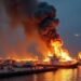 यूक्रेन का रूस पर सबसे बड़ा ड्रोन अटैक, ब्लैक सी के तुआप्से पोर्ट में लगी भीषण आग,