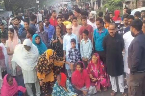 झरिया में नूनूडीह मोड़ के पास भयंकर सड़क दुर्घटना, बाइक सवार की दर्दनाक मौत