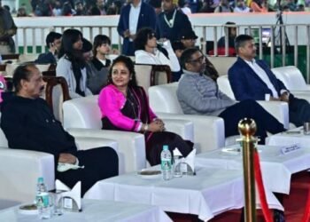 सीएम हेमंत और कल्पना सोरेन मोरहाबादी मैदान में रजत पर्व उत्सव कार्यक्रम में हुए शामिल