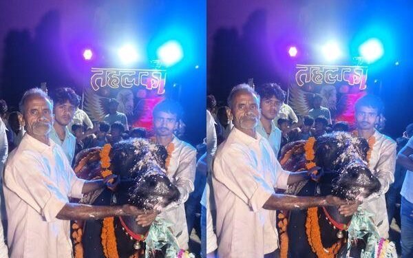 भैंसे के बर्थडे पार्टी में डीजे पर थिरके गांववाले, अब पूरे इलाके में हो रही है चर्चा!