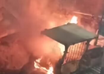 बोकारो स्टील प्लांट में बड़ा हादसा: SMS-2 में डोजर में लगी आग, बाल-बाल बचे कर्मचारी