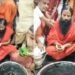 Yoga guru Baba Ramdev offered prayers at Baidyanath Dham in Deoghar, tight security arrangements in the temple premises.