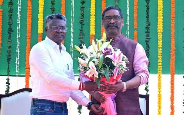 MLA Somesh Soren met Chief Minister Hemant Soren