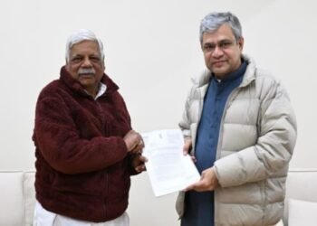 Palamu MP Vishnu Dayal Ram met the Railway Minister