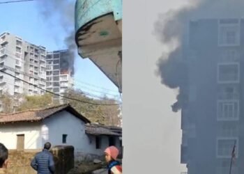 Ranchi Breaking: रांची के पुराना अरगोड़ा चौक के पास अपार्टमेंट में लगी भीषण आग