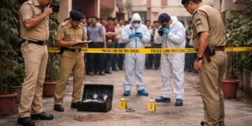 Ranchi Breaking: Body of a security guard recovered in suspicious condition from an apartment in South Office Para, Ranchi.