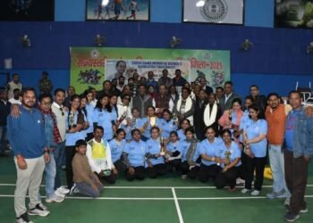 Women Journalists Badminton Tournament concludes; Sanjay Seth announces Rs 10 lakh aid to Ranchi Press Club