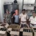 जामताड़ा में पुलिस की बड़ी कार्रवाई, भारी मात्रा में विदेशी शराब के साथ एक गिरफ्तार
