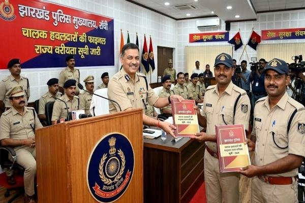झारखंड पुलिस के जवानों के लिए बड़ी खुशखबरी-352 चालक हवलदारों की फाइनल लिस्ट जारी