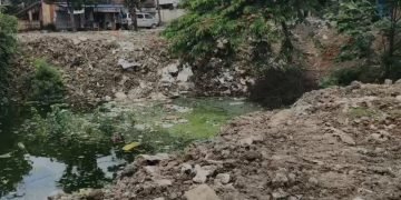 रांची का एक और तालाब हो रहा खत्म! हरमू जलाशय पर मिट्टी भराई शुरू, अब पार्क या मार्केट बनाने की तैयारी