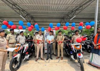 45 नई हाईटेक पेट्रोलिंग बाइक से लैस हुई धनबाद पुलिस, उपायुक्त-एसएसपी ने किया शुभारंभ