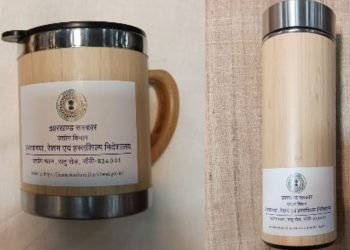 भारत टेक्स में छाया झारखंड, बांस से बनी स्टील बोतल और मग बने ग्लोबल आकर्षण