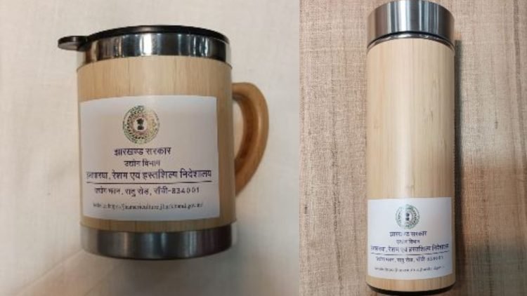 भारत टेक्स में छाया झारखंड, बांस से बनी स्टील बोतल और मग बने ग्लोबल आकर्षण