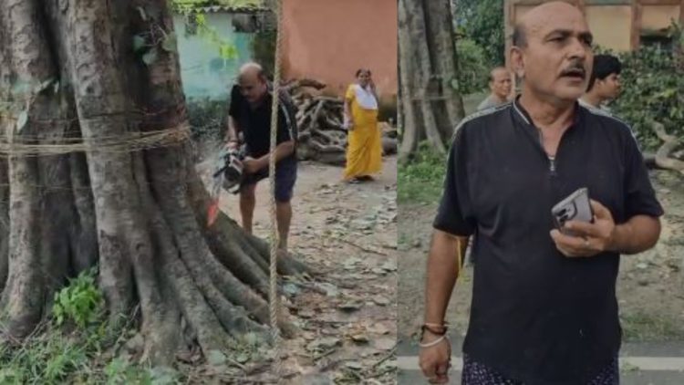 ‘मैं मंत्री का रिश्तेदार हूं… देख लूंगा!’ HEC में 70 साल पुराने पेड़ काटने पर बवाल, स्थानीय लोगों से भिड़ा शख्स 1 ‘मैं मंत्री का रिश्तेदार हूं… देख लूंगा!’ HEC में 70 साल पुराने पेड़ काटने पर बवाल, स्थानीय लोगों से भिड़ा शख्स