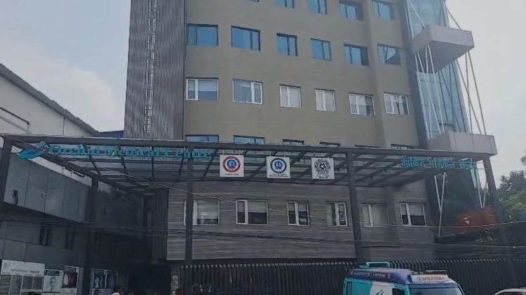 रांची के आर्किड अस्पताल में भारी हंगामा, मरीज की मौत के बाद बिल बनाने का आरोप