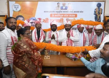 सन्नी टोप्पो ने संभाली BJP ST मोर्चा की कमान, 2029 चुनाव को लेकर संगठन पर जोर