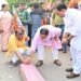 बंगाल समेत तीन राज्यो में बीजेपी की प्रचंड जीत-लड्डू और झालमुड़ी के साथ कार्यकर्ताओें ने मनाया जश्न