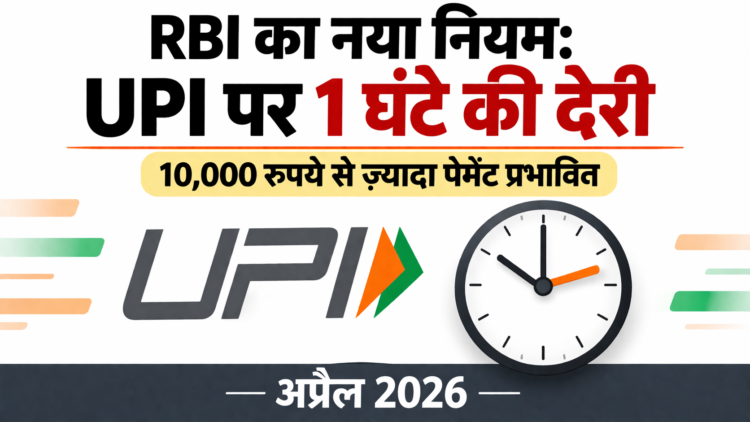 RBI ने 10,000 रुपये से ज़्यादा UPI पेमेंट पर 1 घंटे की देरी का प्रस्ताव दिया नया नियम 2026