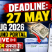 NTA ने खोला Fee Refund Portal  27 May से पहले Submit करें Bank Details