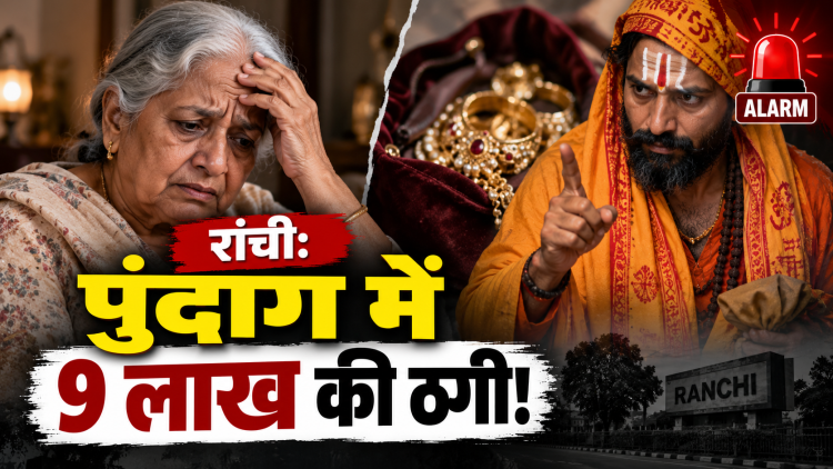 रांची: पुंदाग में 9 लाख की ठगी!Title: रांची: पुंदाग में 9 लाख की ठगी