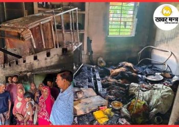 Pakur News: MLA Nisat Alam met the families affected by the fire incident.