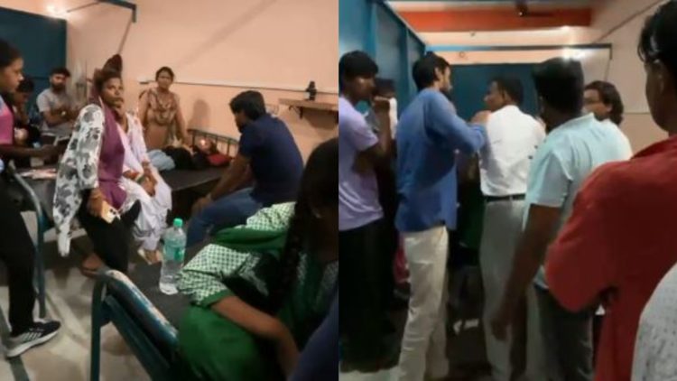 गोल्फ ग्राउंड समारोह से लौट रहे छात्रों का टेम्पो हादसे का शिकार, कई बच्चे व महिलाएं घायल