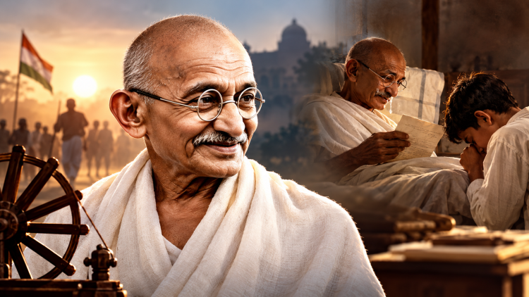 Mahatma Gandhi image for Gandhi Jayanti special story