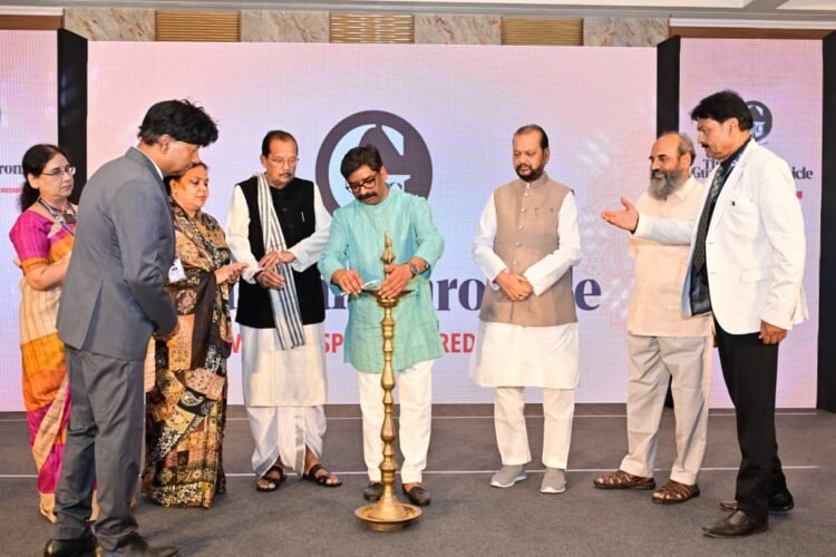 The Guardian Chronicle Launch: रांची में अखबार के लोकार्पण समारोह में शामिल हुए मुख्यमंत्री हेमन्त सोरेन