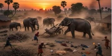 हाथियों के आतंक से दहशत में गोमिया के लोग, एक ही परिवार के तीन लोगों की गई जान