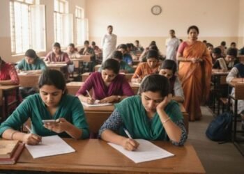 Dhanbad News: धनबाद में शिक्षा व्यवस्था पर उठा सवाल, परीक्षा में मोबाइल से नकल का वीडियो वायरल