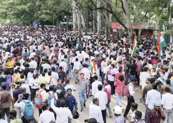Lathicharge During JPSC-JSSC Student Protest Near Vidhan Sabha Ranchi