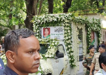 रूपी सोरेन का पार्थिव शरीर रांची से नेमरा के लिए रवाना