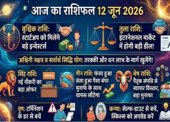 Aaj Ka Rashifal 12 June 2026: Fortune will smile upon these zodiac signs