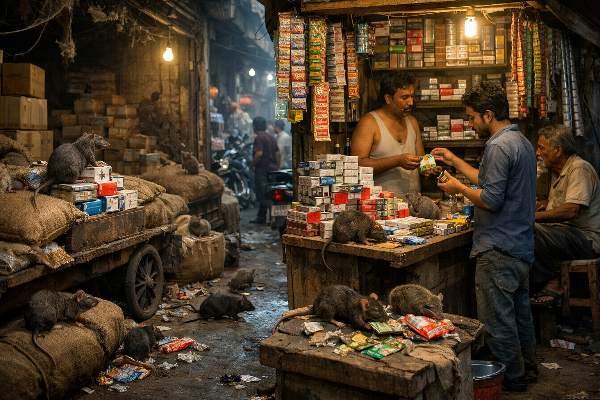 Jharkhand: Claims of a drug-free Jharkhand exposed: Rats rule the warehouses, cigarette and gutkha trade on the streets