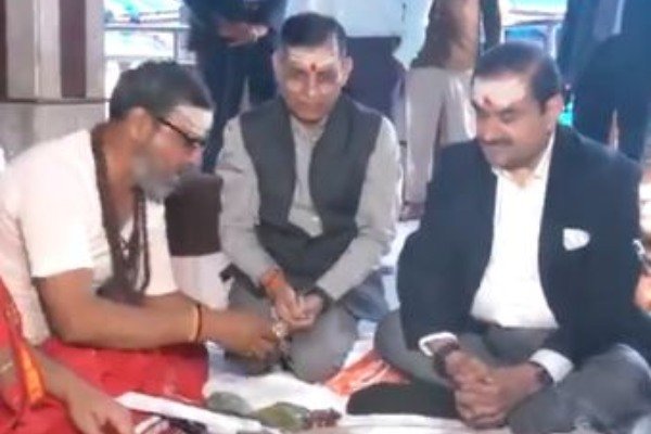 Gautam Adani performed special prayers at Baidyanath Dham and sought blessings for the prosperity of Jharkhand.