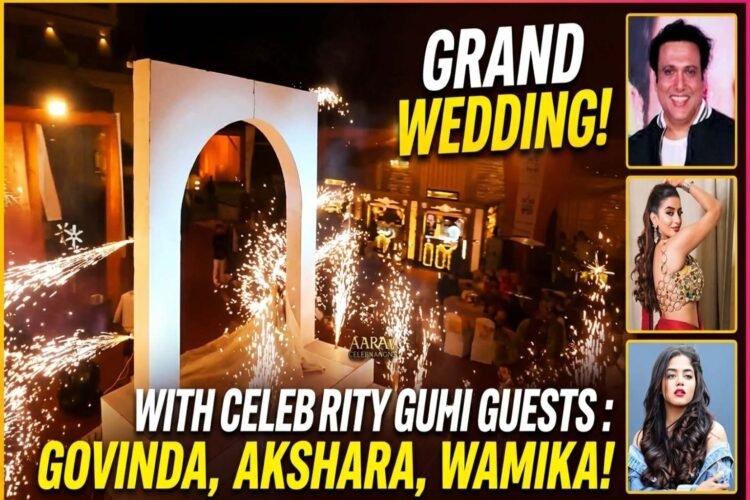 Whose Ambani-level wedding is this? A 12-acre pandal in Hazaribagh, Govinda and Vamika Gabbi's entry.