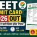 NEET Admit Card 2026 released by NTA with exam date 3 May 2026 and timing 2 PM to 5 PM shown on hall ticket thumbnail