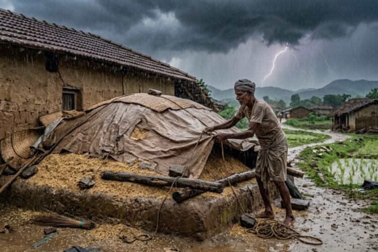 Jharkhand News: Elderly man dies after being struck by lightning in Beddo's Khukhara village, pet dog also loses its life