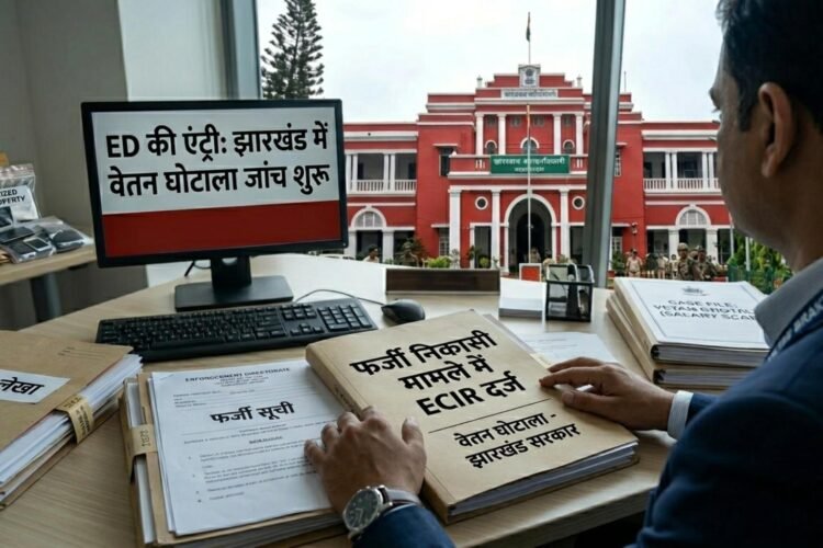 Breaking News: ED enters Jharkhand on salary scam, ECIR filed in fake withdrawal case