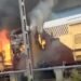 Major accident at Sasaram Railway Station: Patna fast passenger train catches fire, one bogie burnt to ashes