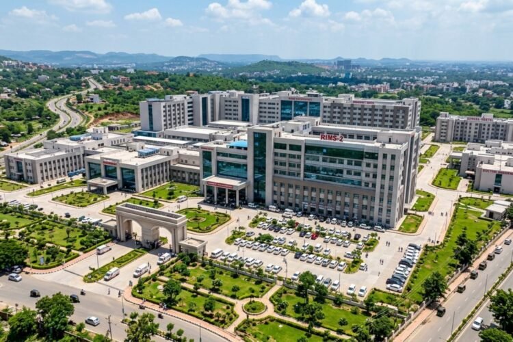 AI IMAGE OF Six projects worth Rs 5,917 crore approved in Jharkhand; RIMS-2 with 2,800 beds to be built in Kanke.
