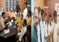 Controversy escalates following the gherao of the BJP office; BJP and Congress file FIRs against each other.