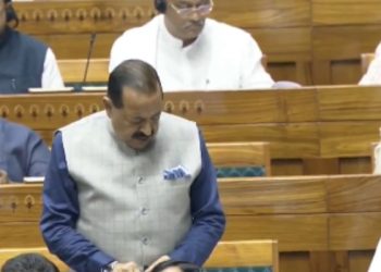 Why is the exam amendment bill stalled in the Lok Sabha? Demand for debate on Rahul Gandhi's questions; proceedings repeatedly adjourned amid uproar.