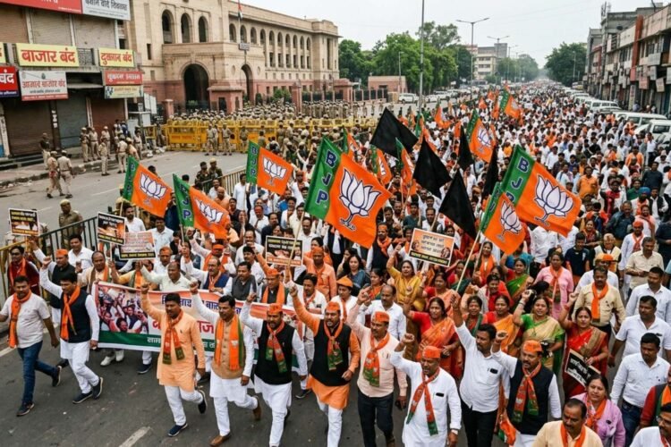 One incident and a statewide shutdown? What's the story behind the BJP's decision?