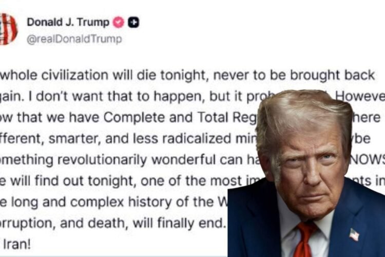 Trump's big warning on Iran: "The whole civilization could end tonight," tensions rise in the Middle East.