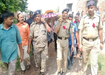 Jharkhand: ITBP jawan Baban Sharma died in a road accident near Gola Chowk in Ramgarh
